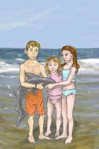 Illustration from The Mermaid Game: A summer short story Buy on Amazon